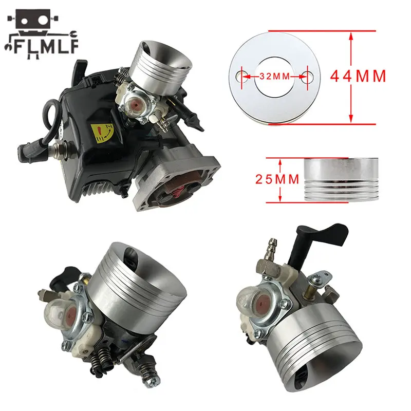 Rc Car Gas Engine Carburator or Air Filter Base Set for 1/5 Hpi Rofun Km Rovan Baja FG GoPed Redcat Zenoah CY 23CC~58CC Engines
Rc Car Gas Engine Carburator or Air Filter Base Set for 1/5 Hpi Rofun Km Rovan Baja FG GoPed Redcat Zenoah CY 23CC~58CC Engines