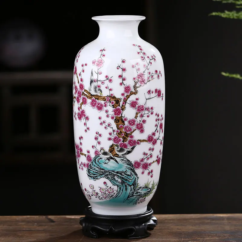 Jingdezhen Ceramic Vase Decoration White Flower Arrangement in Household Living Room Modern Simple Table Decoration
Jingdezhen Ceramic Vase Decoration White Flower Arrangement in Household Living Room Modern Simple Table Decoration
