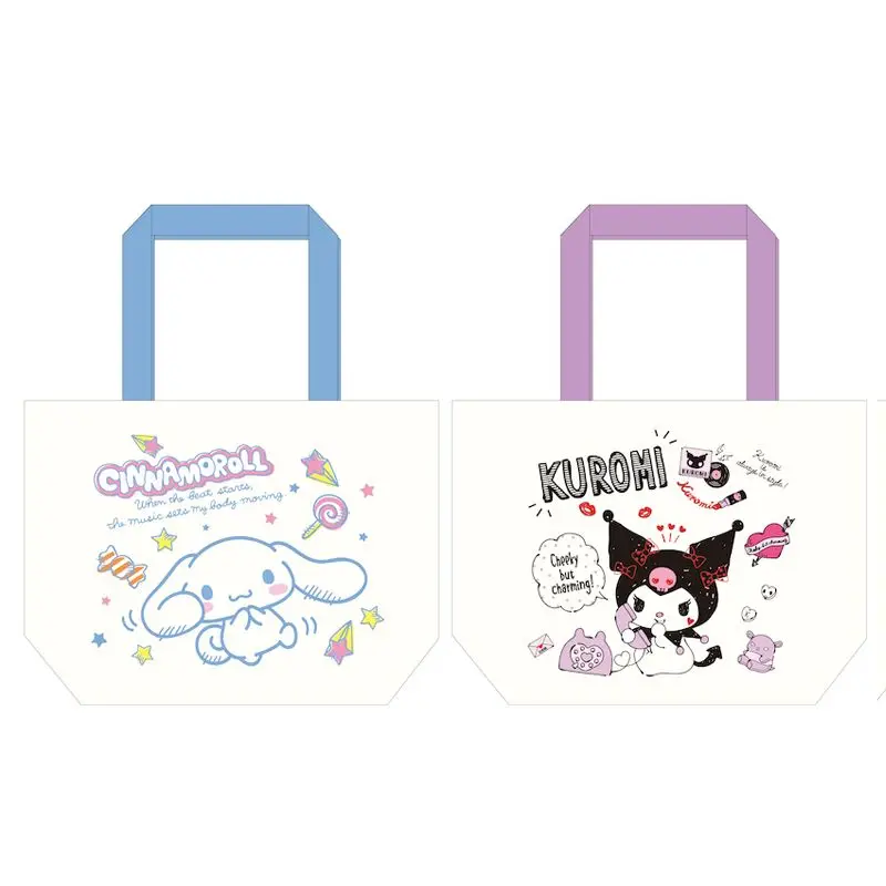 Kawaii Sanrio Hellokittys Kuromi Cinnamoroll Cute Oversized Canvas Bag Large Capacity Student Storage Bag Girls Anime Toys Gift
Kawaii Sanrio Hellokittys Kuromi Cinnamoroll Cute Oversized Canvas Bag Large Capacity Student Storage Bag Girls Anime Toys Gift