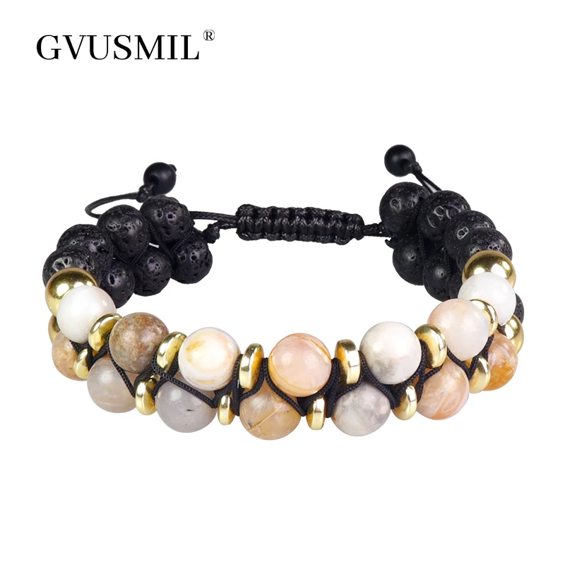 Natural Agate Black Lava Beaded Healing Meditation Yoga Mala Protection Beaded Good Luck Bracelet Balancing Mother's Gift
Natural Agate Black Lava Beaded Healing Meditation Yoga Mala Protection Beaded Good Luck Bracelet Balancing Mother's Gift