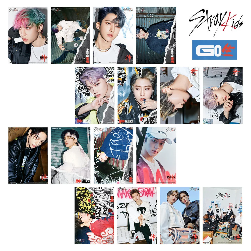 16pcs/set Kpop Stray Kids Photocard New Album Go Live Lomo Card Postcard HD Print for fans gift photo card K-pop new arrivals
16pcs/set Kpop Stray Kids Photocard New Album Go Live Lomo Card Postcard HD Print for fans gift photo card K-pop new arrivals