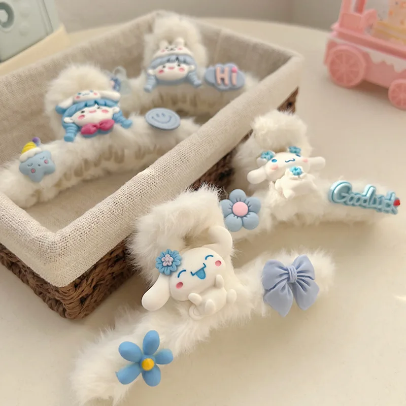 Anime Sanrio Grab Clip Cinnamoroll Niche Back Head Plate Hair Clip Sweet and Cute Kawaii Girl Hair Accessories Birthday Gift
Anime Sanrio Grab Clip Cinnamoroll Niche Back Head Plate Hair Clip Sweet and Cute Kawaii Girl Hair Accessories Birthday Gift