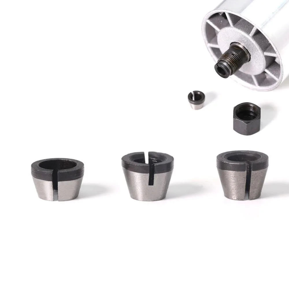1PC Collet 6mm 6.35mm 8mm Collets Chuck Engraving Trimming Machine Electric Router Milling Cutter Accessories
1PC Collet 6mm 6.35mm 8mm Collets Chuck Engraving Trimming Machine Electric Router Milling Cutter Accessories