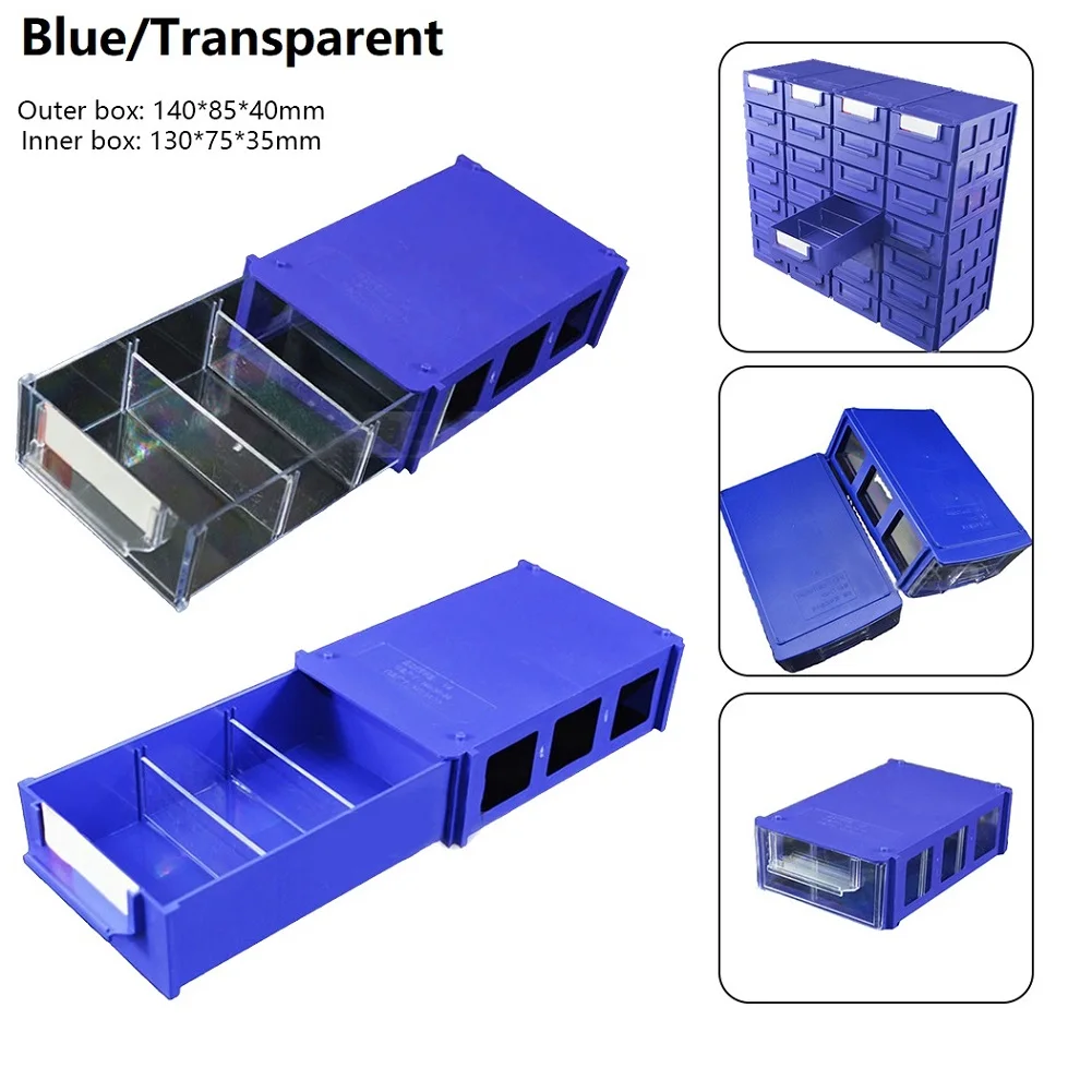 Stackable Plastic Hardware Parts Storage Boxes Component Screws Tool Box Toolbox Combined Cabinet Rack Building Block Drawer
Stackable Plastic Hardware Parts Storage Boxes Component Screws Tool Box Toolbox Combined Cabinet Rack Building Block Drawer