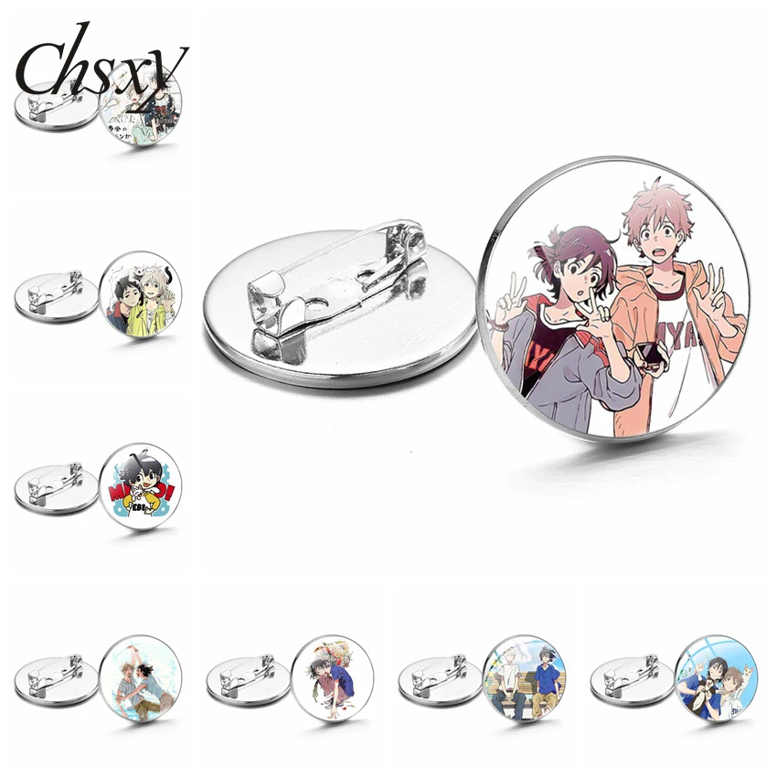 Anime Seaside Umibe No Etranger Brooch Badges Pins Round Hashimoto Shun Chibana Mio Couple Lapel Pins Glass Cabochon Badge Gifts
Anime Seaside Umibe No Etranger Brooch Badges Pins Round Hashimoto Shun Chibana Mio Couple Lapel Pins Glass Cabochon Badge Gifts