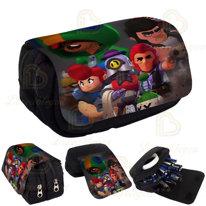 Kids Pencil Box Shoot Stars Print Pencil Case Game Canvas Stretch Double Layer Large Capacity Cute School Stationery
Kids Pencil Box Shoot Stars Print Pencil Case Game Canvas Stretch Double Layer Large Capacity Cute School Stationery