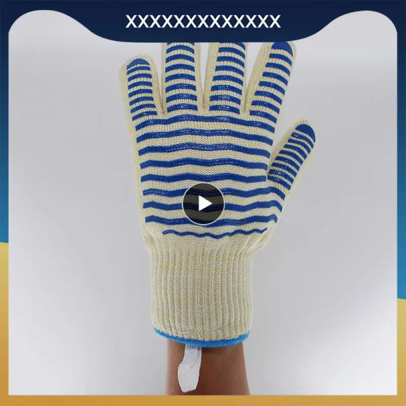 High Temperature Resistant Oven Glove Barbecue Gloves 1 Pair Anti-scald Anti Slip Silicone Insulated Gloves Mittens
High Temperature Resistant Oven Glove Barbecue Gloves 1 Pair Anti-scald Anti Slip Silicone Insulated Gloves Mittens