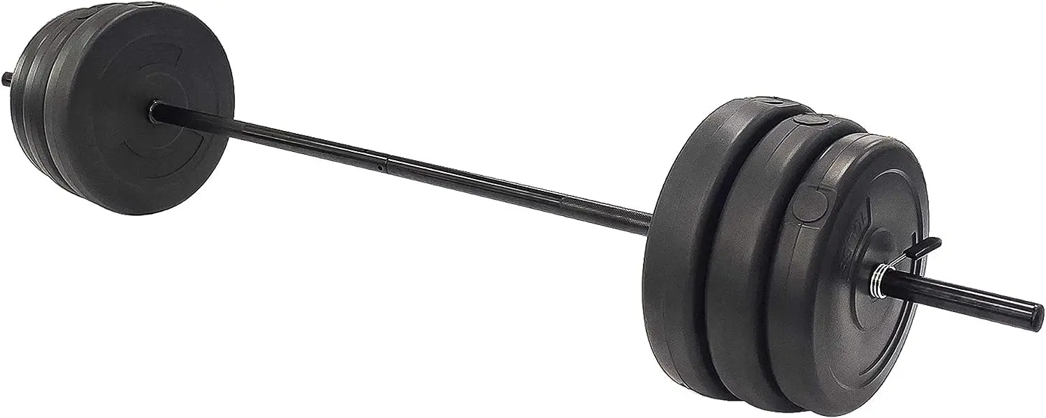 Barbell Set Includes the Bar and Clips
Barbell Set Includes the Bar and Clips