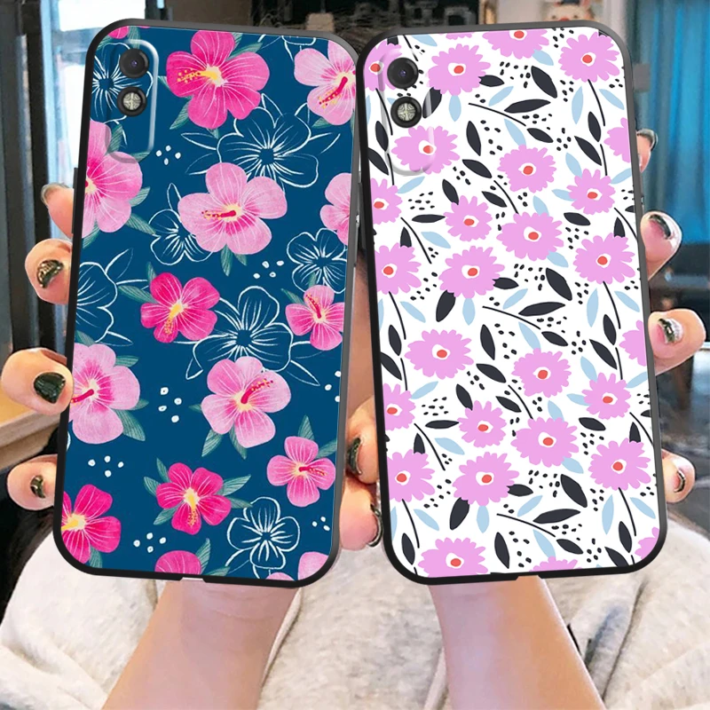 Cartoon Flower Phone Case For Xiaomi Redmi 7 7A 8 8A 9 9i 9AT 9T 9A 9C Note 7 8 2021 8T 8 Pro Coque Silicone Cover Funda
Cartoon Flower Phone Case For Xiaomi Redmi 7 7A 8 8A 9 9i 9AT 9T 9A 9C Note 7 8 2021 8T 8 Pro Coque Silicone Cover Funda