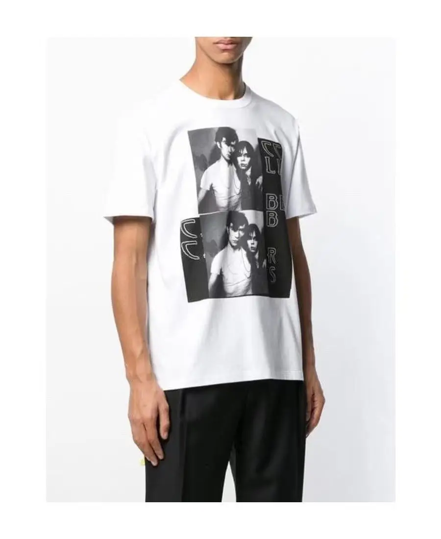 RAF style 19SS SIMONS punk portrait portrait print vintage cotton round neck loose couple short sleeve T-shirt
RAF style 19SS SIMONS punk portrait portrait print vintage cotton round neck loose couple short sleeve T-shirt