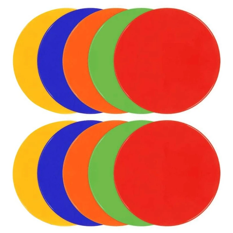 10 Pcs 9 Inch Non Slip Rubber Floor Dots Agility Markers Flat Cones For Soccer Football Sports Speed Agility Training
10 Pcs 9 Inch Non Slip Rubber Floor Dots Agility Markers Flat Cones For Soccer Football Sports Speed Agility Training