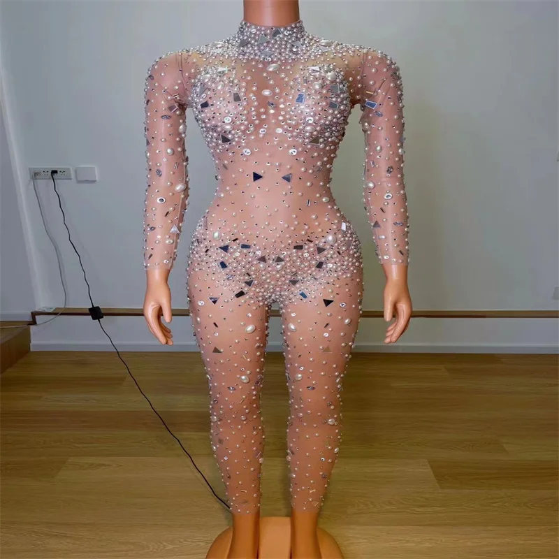 Q330 Jumpsuit Bodysuit Full Crystals New Rhinestones Nightclub See-Through Festival Transparent Perform Elastic Stretched Future
Q330 Jumpsuit Bodysuit Full Crystals New Rhinestones Nightclub See-Through Festival Transparent Perform Elastic Stretched Future
