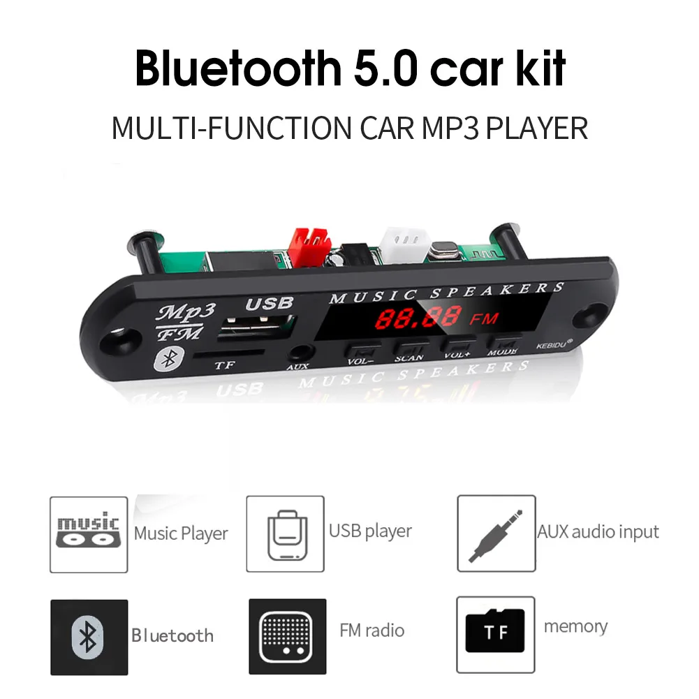 Bluetooth декодер Mp3, Плата декодера, цифровой дисплей, Красный дисплей, беспроводные соединения 5,0 без потери качества звука, поддержка USB
Bluetooth декодер Mp3, Плата декодера, цифровой дисплей, Красный дисплей, беспроводные соединения 5,0 без потери качества звука, поддержка USB