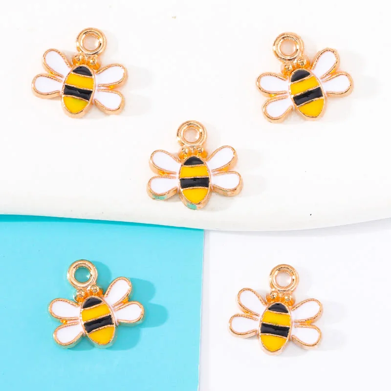 20Pcs Cute Cartoon Bee Enamel Drip Oil Pendant DIY Necklace Bracelet Earring Decoration Charms For Jewelry Making Craft Supplies
20Pcs Cute Cartoon Bee Enamel Drip Oil Pendant DIY Necklace Bracelet Earring Decoration Charms For Jewelry Making Craft Supplies