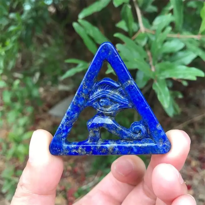 Natural Lapis Lazuli Eye Of God Gems Carved Reiki Healing Gift Crystals Crafts For Home Decoration 1pcs
Natural Lapis Lazuli Eye Of God Gems Carved Reiki Healing Gift Crystals Crafts For Home Decoration 1pcs