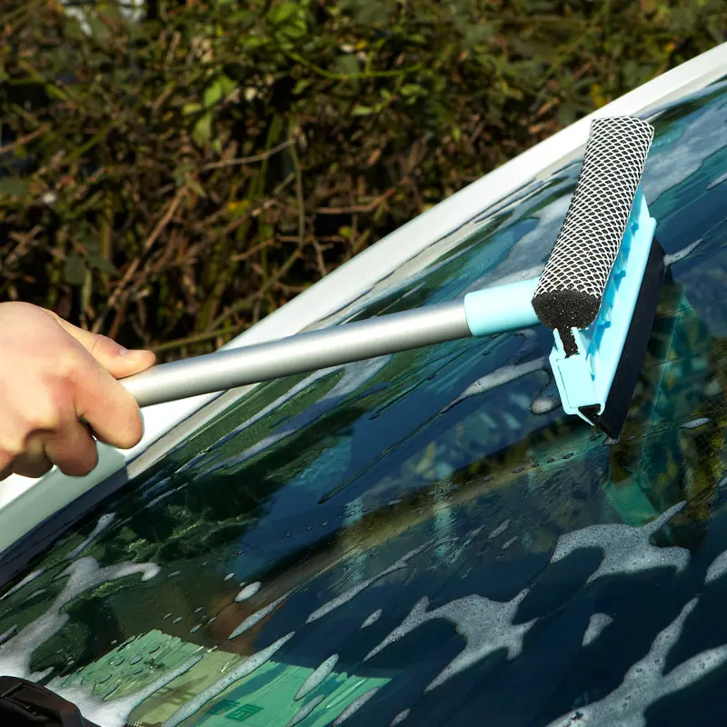 Extendable Pole Sponge Squeegees Creative Removable Anti-Skid Car Window Double-Sided Soft Brush Removable Glass Scraper Cleaner
Extendable Pole Sponge Squeegees Creative Removable Anti-Skid Car Window Double-Sided Soft Brush Removable Glass Scraper Cleaner
