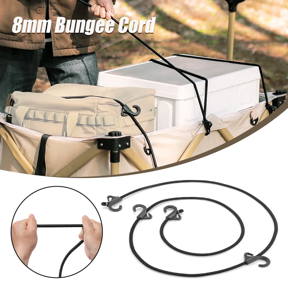Portable Bungee Cord 1m/1.6m/2m With 4 Hooks Outdoor Camping Cart Straps Bungee Straps Tie-Down Luggage Clothesline For Hiking
Portable Bungee Cord 1m/1.6m/2m With 4 Hooks Outdoor Camping Cart Straps Bungee Straps Tie-Down Luggage Clothesline For Hiking