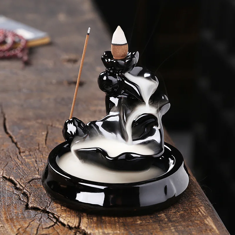 With 20Pcs Cones Purple Clay Incense Burner Buddha Hand Backflow Incense Burner Lotus Incense Burner
With 20Pcs Cones Purple Clay Incense Burner Buddha Hand Backflow Incense Burner Lotus Incense Burner