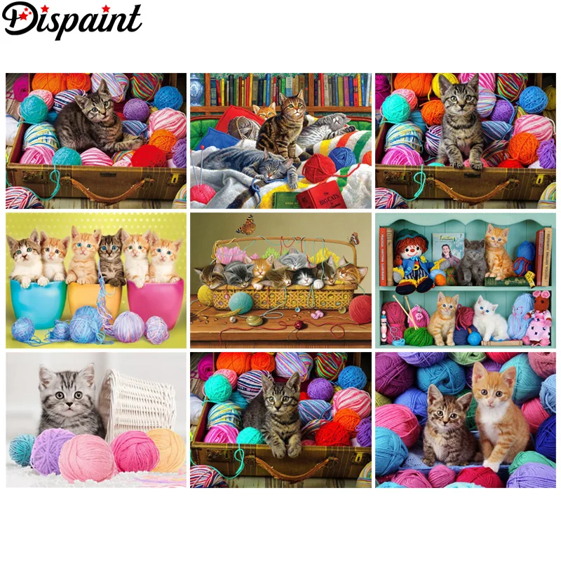 Dispaint DIY 5D Diamond Painting "Animal Cat" Full Diamond Embroidery Sale Picture Of Rhinestones For Festival Gifts
Dispaint DIY 5D Diamond Painting "Animal Cat" Full Diamond Embroidery Sale Picture Of Rhinestones For Festival Gifts