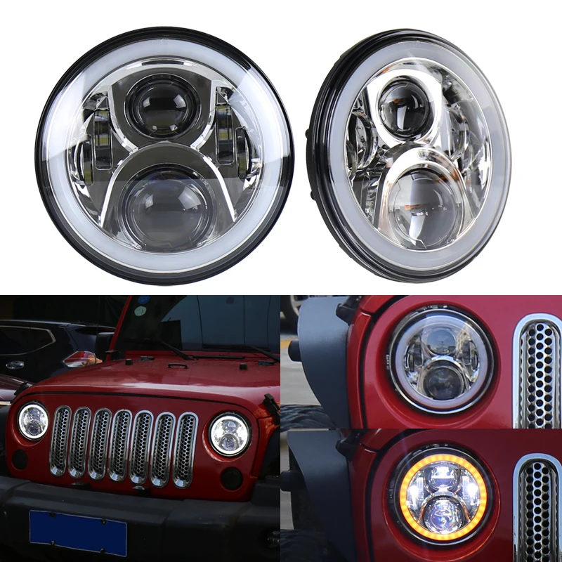 Высокое качество, 50 Вт, дальний и ближний свет, дневные ходовые огни, фотолампа, 6500k, белая фотолампа, 7 дюймов, Светодиодная головка для Jeep Harley
Высокое качество, 50 Вт, дальний и ближний свет, дневные ходовые огни, фотолампа, 6500k, белая фотолампа, 7 дюймов, Светодиодная головка для Jeep Harley