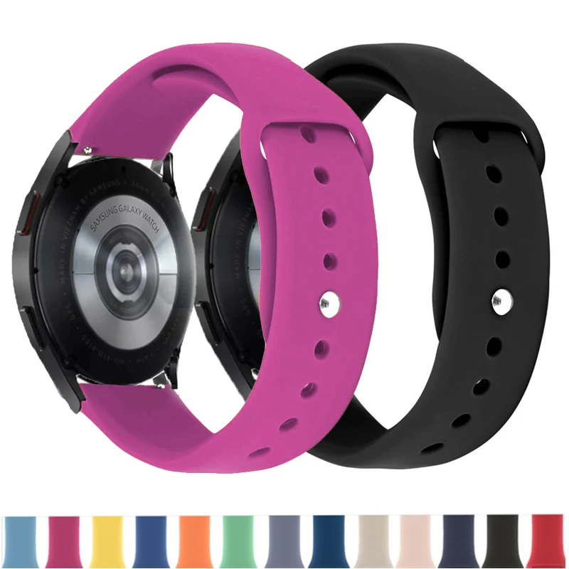 20mm strap For Samsung Galaxy watch 4/5/5 pro/Classic 46mm/Active 2/Gear S3 Silicone 22mm bracelet Huawei GT 2/2e/3/3 pro band
20mm strap For Samsung Galaxy watch 4/5/5 pro/Classic 46mm/Active 2/Gear S3 Silicone 22mm bracelet Huawei GT 2/2e/3/3 pro band