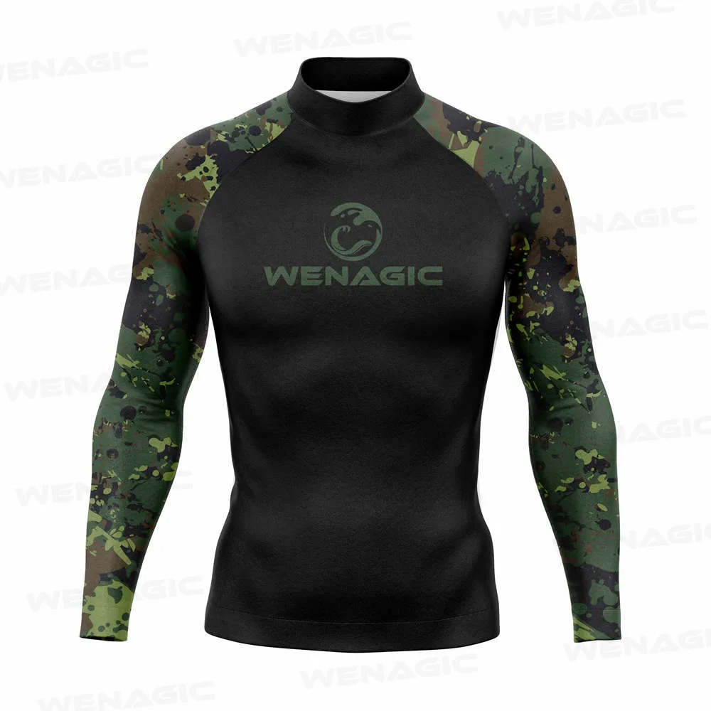 Men UV protection camo Swimsuit Protection Surf tights protection surf shirt quick dry swimming suit 
Men UV protection camo Swimsuit Protection Surf tights protection surf shirt quick dry swimming suit