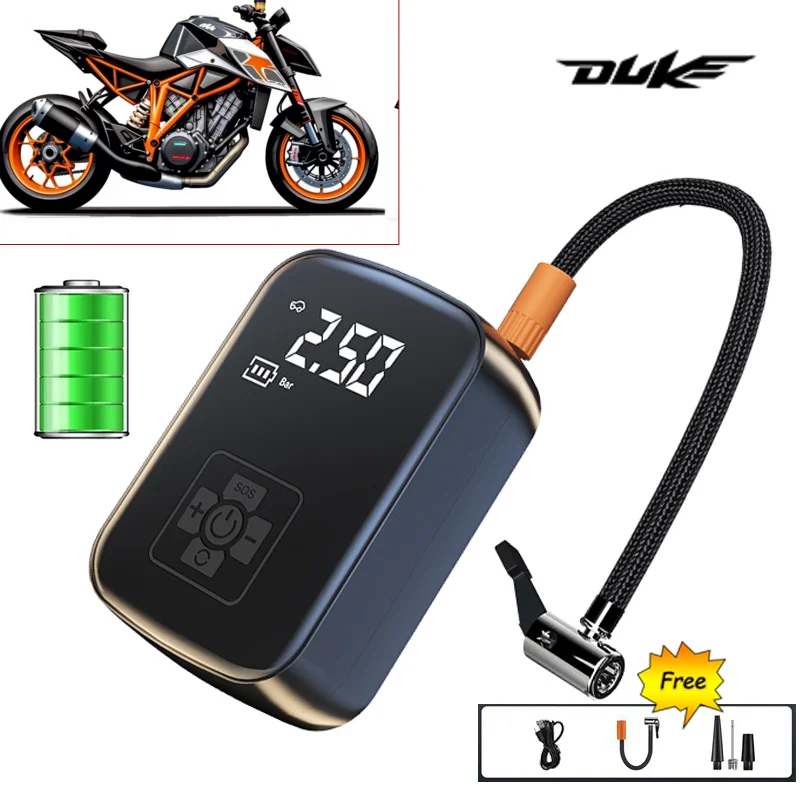 Для KTM Duke 125 200 390 790 990 1190 1090 беспроводные шарики для шин мотоцикла велосипеда лодки Многофункциональный насос для шин
Для KTM Duke 125 200 390 790 990 1190 1090 беспроводные шарики для шин мотоцикла велосипеда лодки Многофункциональный насос для шин