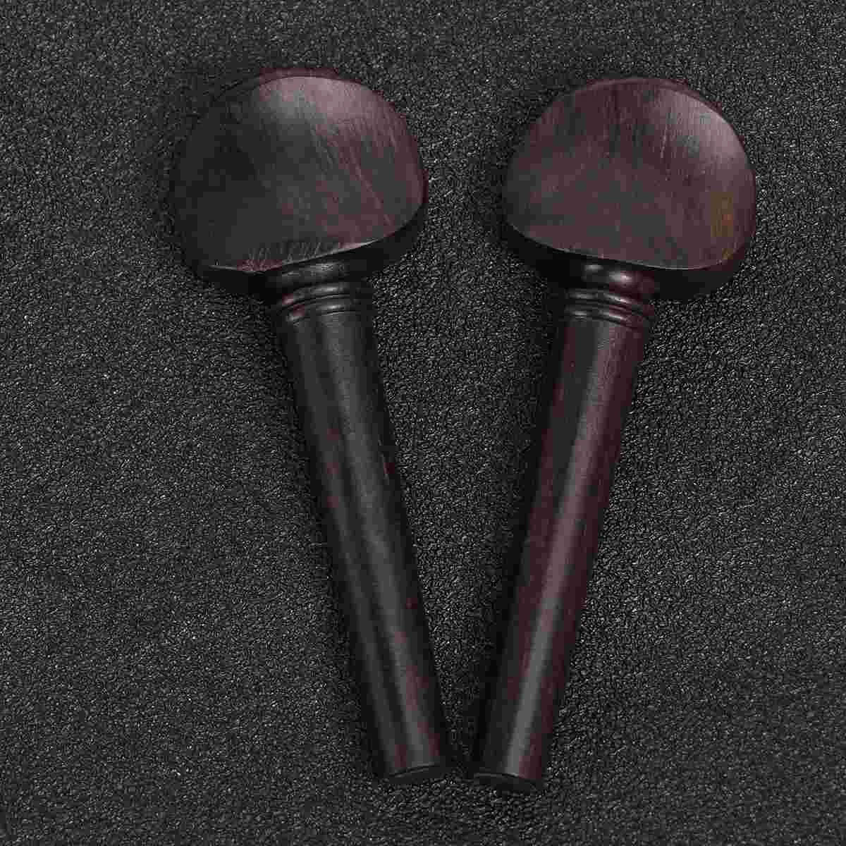 4PCS Ebony Wood Violin Tuning Pegs String Instrument Accessories for Fiddler Replacement (4/4)
4PCS Ebony Wood Violin Tuning Pegs String Instrument Accessories for Fiddler Replacement (4/4)