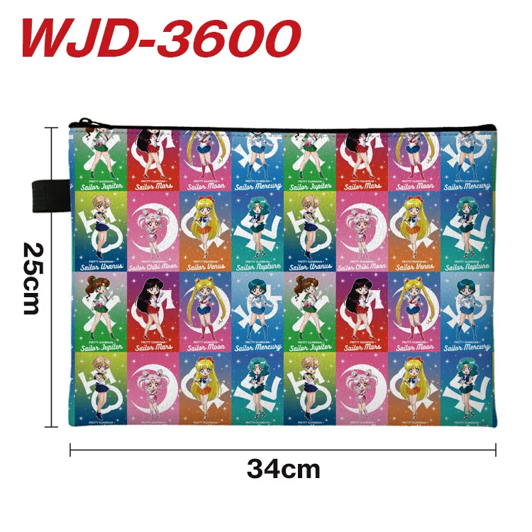 Sailor Moon File Bag Cartoon Anime Full-color File Bag Information Bag Zipper Test Paper Stationery Storage Bag Kid's Backpack
Sailor Moon File Bag Cartoon Anime Full-color File Bag Information Bag Zipper Test Paper Stationery Storage Bag Kid's Backpack