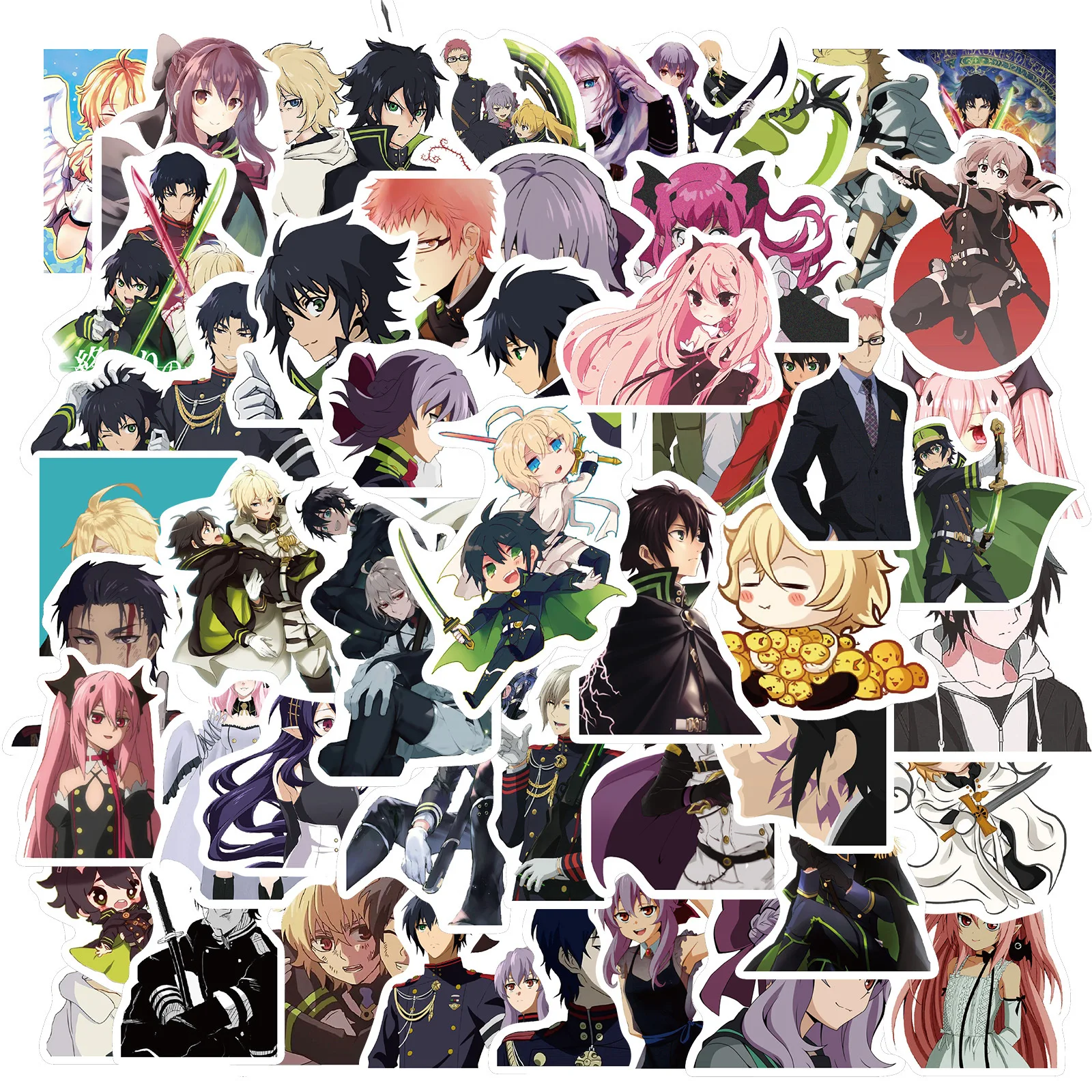 10/30/50Pcs Anime Seraph of The End Sticker Cartoon Graffiti Sticker Bike Notebook Water Cup Waterproof Decoration Toy Wholesale
10/30/50Pcs Anime Seraph of The End Sticker Cartoon Graffiti Sticker Bike Notebook Water Cup Waterproof Decoration Toy Wholesale
