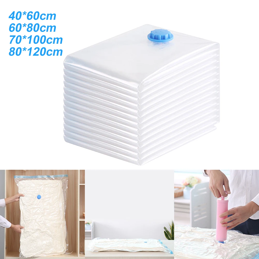 Hot Sale Vacuum Storage Bags For Clothes Storage With Valve Transparent Folding Travel Space Saving Aspirated Compression Bags
Hot Sale Vacuum Storage Bags For Clothes Storage With Valve Transparent Folding Travel Space Saving Aspirated Compression Bags