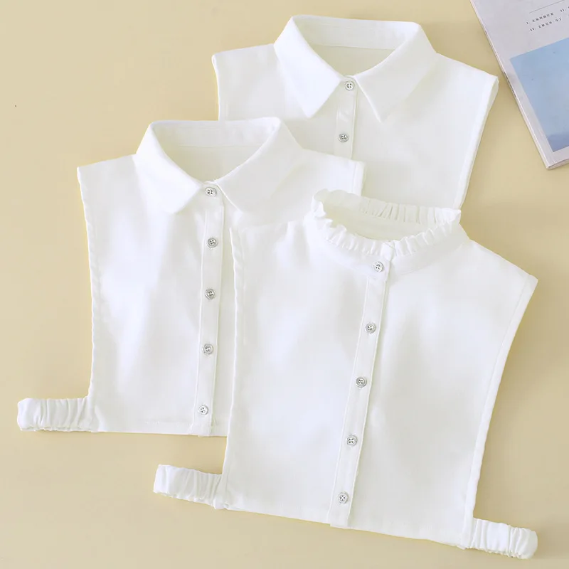 Однотонная белая блузка для женщин и мужчин съемный воротник рубашки Блузка свитер Съемный однотонный ложный воротник
Однотонная белая блузка для женщин и мужчин съемный воротник рубашки Блузка свитер Съемный однотонный ложный воротник