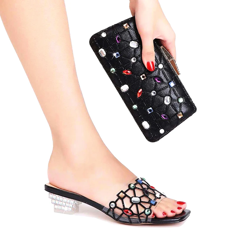 Shoes And Bags Set For Women 2022 Fashion New Crystal Decoration Style Heel Friends Nigerian Ladies Shoes And Bag Party Wedding
Shoes And Bags Set For Women 2022 Fashion New Crystal Decoration Style Heel Friends Nigerian Ladies Shoes And Bag Party Wedding