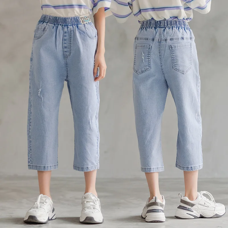 Children's Casual Pants 2022 Summer New Children Solid Color Jeans Teenage Girls Thin Straight Pants Kids Clothes 6 8 10 12 14 Y
Children's Casual Pants 2022 Summer New Children Solid Color Jeans Teenage Girls Thin Straight Pants Kids Clothes 6 8 10 12 14 Y