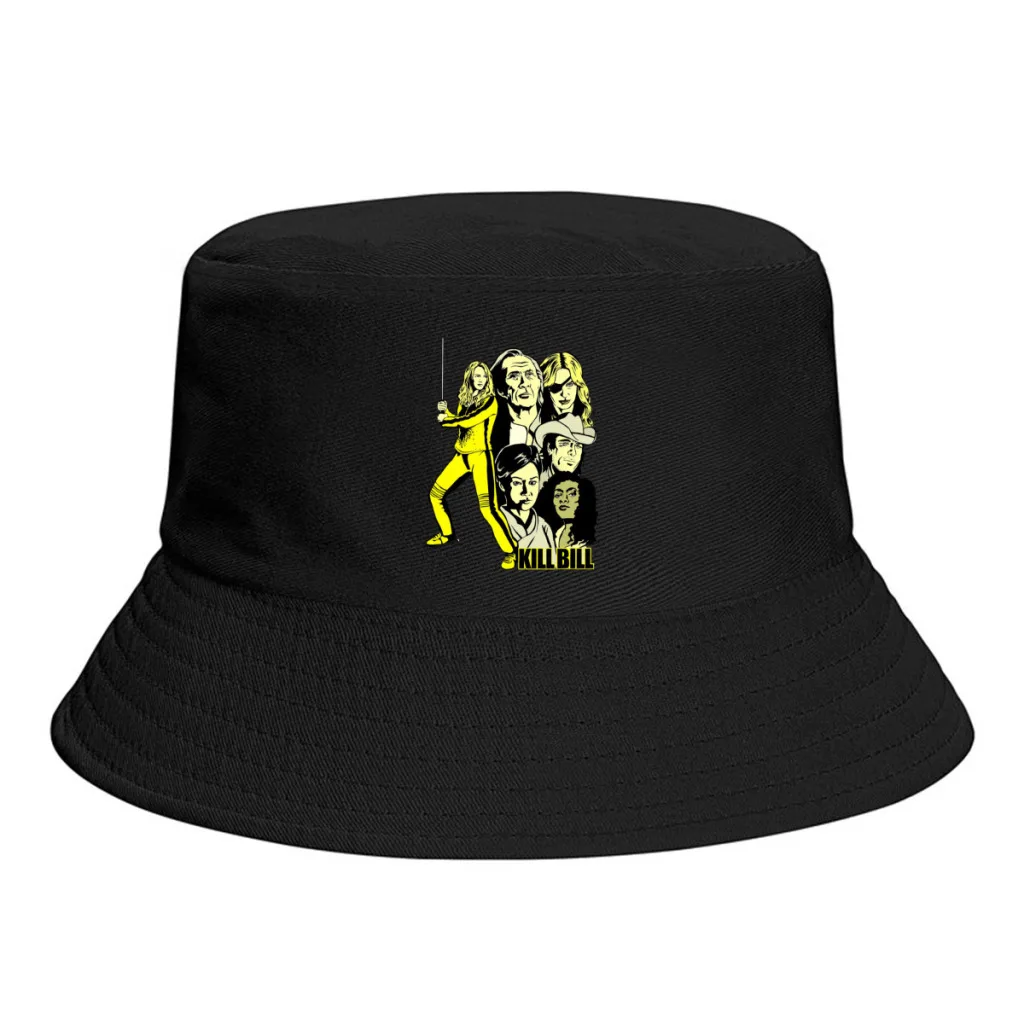 2022 New Summer Character Bucket Hat for Women Men Kill Bill Quentin Film Beach Foldable Bob Fishing Hat Panama Gorros 
2022 New Summer Character Bucket Hat for Women Men Kill Bill Quentin Film Beach Foldable Bob Fishing Hat Panama Gorros