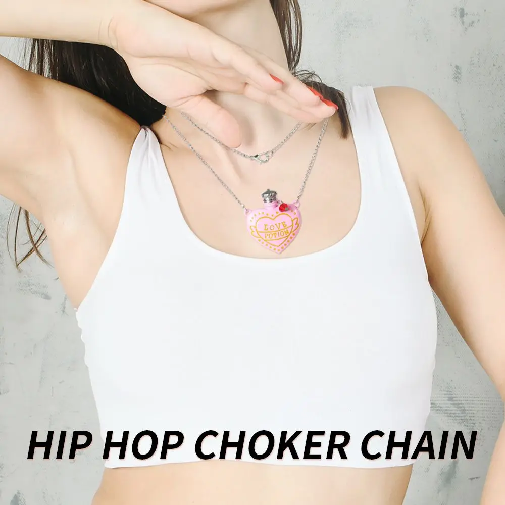 Pink Heart Three-dimensional For Women Hip-hop Style Necklace Long Chain Fashion Jewelry Sweater Pendant
Pink Heart Three-dimensional For Women Hip-hop Style Necklace Long Chain Fashion Jewelry Sweater Pendant