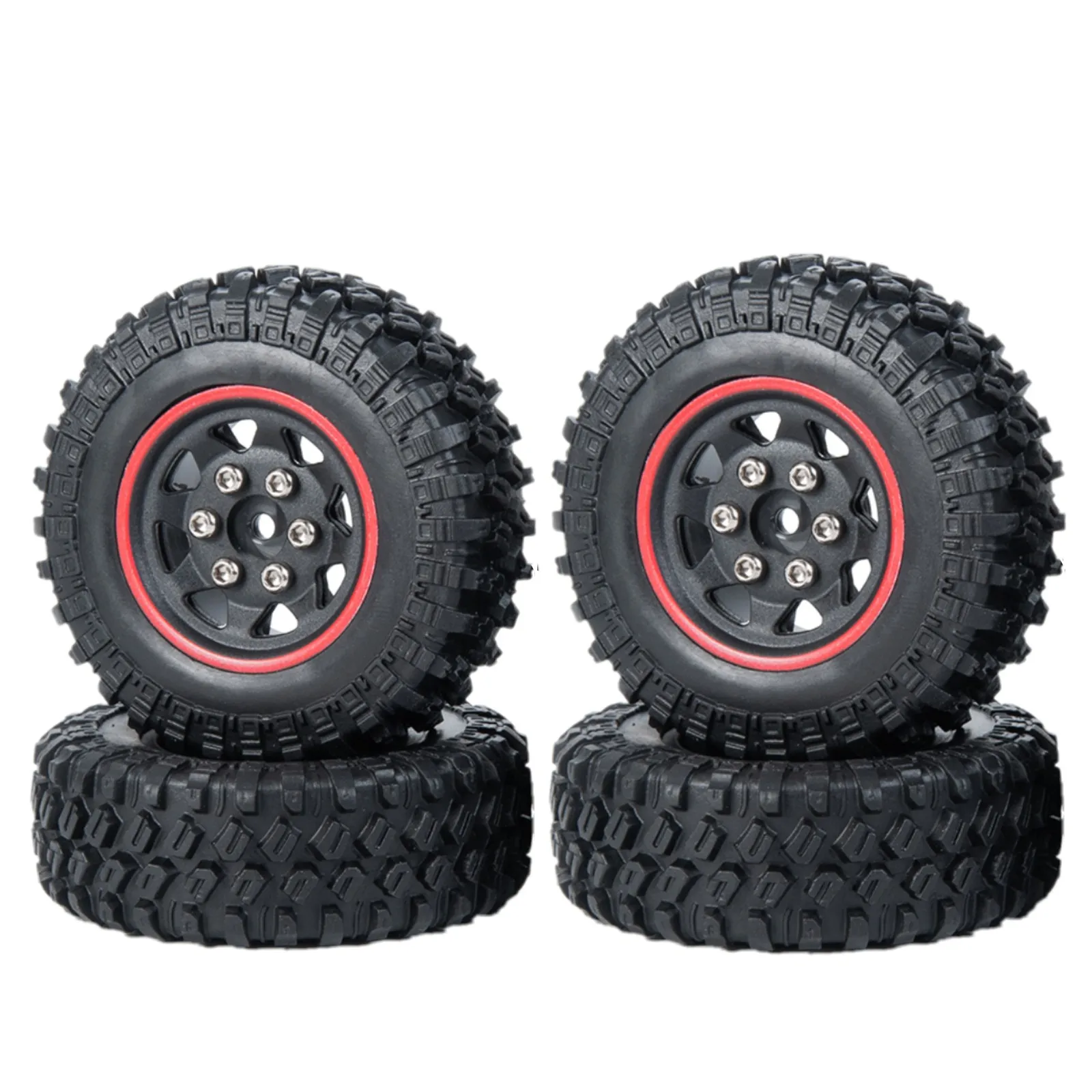Резиновые шины и диски Beadlock 4 шт./комплект, запасные части для SCX24 AXI00002 AXI00001 AXI90081 HBX2098B, аксессуары для радиоуправляемых автомобилей
Резиновые шины и диски Beadlock 4 шт./комплект, запасные части для SCX24 AXI00002 AXI00001 AXI90081 HBX2098B, аксессуары для радиоуправляемых автомобилей