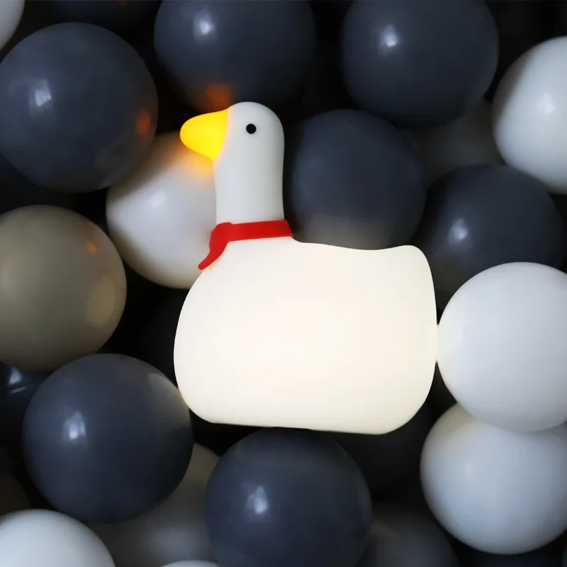 Swing Goose Silicone Lamp USB Rechargeable Brightness Adjustment Delay Off Light Cute Fun Switch Bedroom Bedside Atmosphere Lamp
Swing Goose Silicone Lamp USB Rechargeable Brightness Adjustment Delay Off Light Cute Fun Switch Bedroom Bedside Atmosphere Lamp