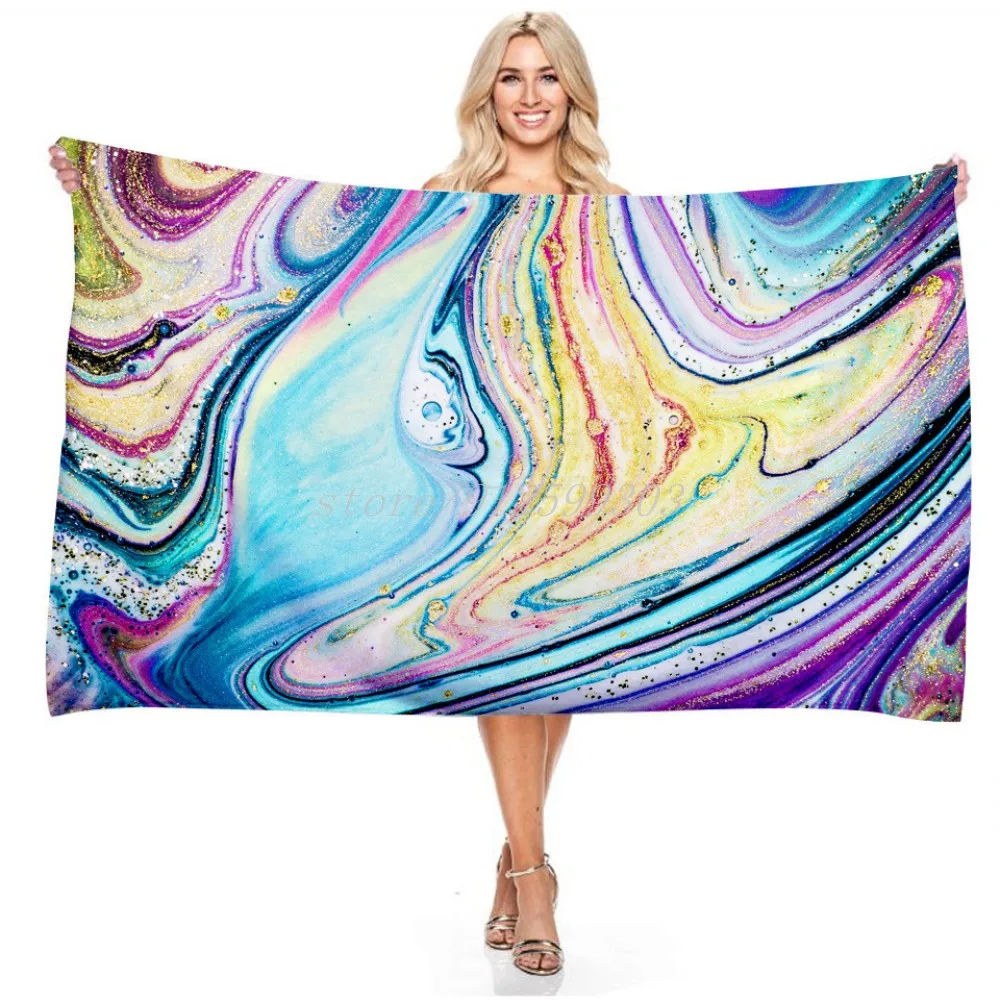 Marble Large Round Beach Towel For Adult Colorful Quicksand Pattern Microfiber Shower Bath Towel Swimming Cover
Marble Large Round Beach Towel For Adult Colorful Quicksand Pattern Microfiber Shower Bath Towel Swimming Cover