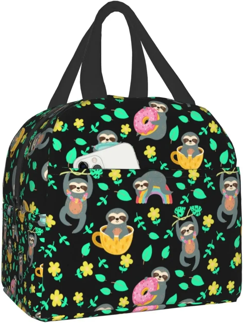 Sloth Lunch Bag for Women Men Insulated Lunch Box Washable Cooler Tote Bag Reusable Lunch Bags for Office Work Picnic Beach
Sloth Lunch Bag for Women Men Insulated Lunch Box Washable Cooler Tote Bag Reusable Lunch Bags for Office Work Picnic Beach
