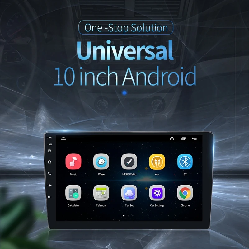 10.1Inch Android 9.1 Car Radio 1024X600 GPS Navigation Bluetooth USB Player 1G DDR3 + 16G NAND Memory Flash
10.1Inch Android 9.1 Car Radio 1024X600 GPS Navigation Bluetooth USB Player 1G DDR3 + 16G NAND Memory Flash