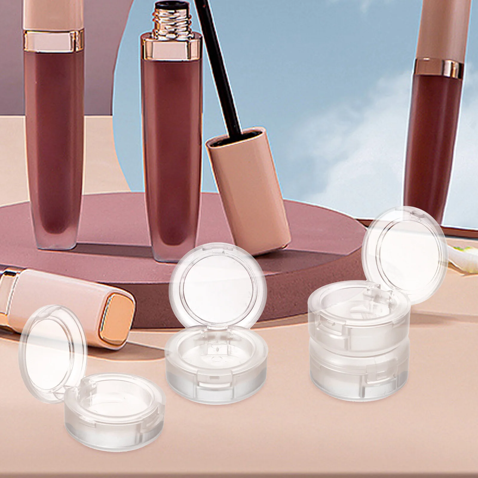 4 Pcs Eyeshadow Pan Dispenser Travel Makeup Palette Empty Blusher Case Black Women Highlighter Travel Lip Balm Container
4 Pcs Eyeshadow Pan Dispenser Travel Makeup Palette Empty Blusher Case Black Women Highlighter Travel Lip Balm Container