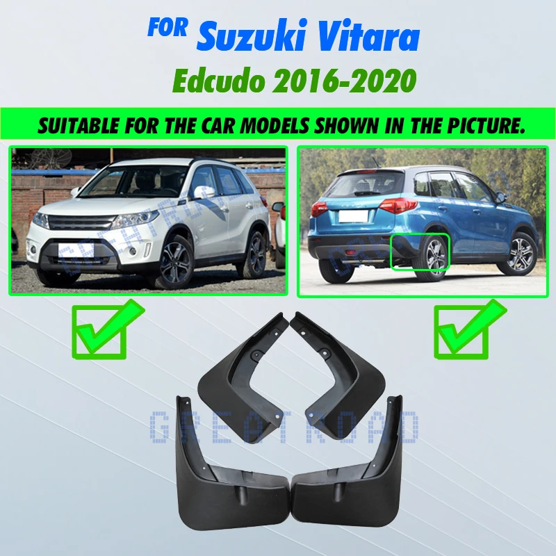 Для Suzuki Vitara/Edcudo брызговики Fender 2016-2024 автомобильные брызговики брызговики брызговики брызговики аксессуары для крыльев 
Для Suzuki Vitara/Edcudo брызговики Fender 2016-2024 автомобильные брызговики брызговики брызговики брызговики аксессуары для крыльев