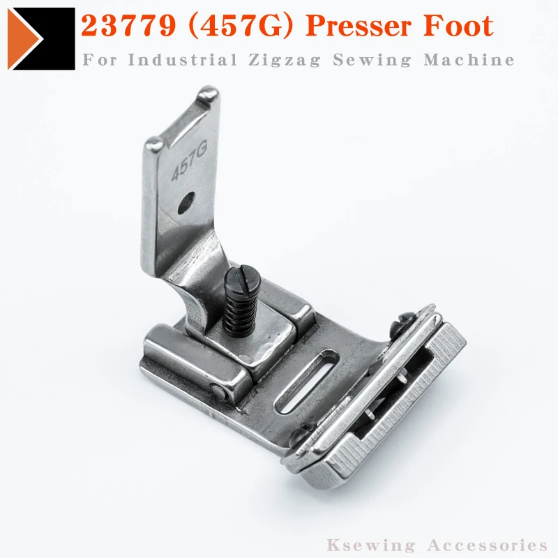 

23779 (457G) Elastic Presser Foot For Industrial Zigzag Sewing Machine Fit Singer 457 JUKI LZ-2280 2284 2290 Elastic Tape Foot