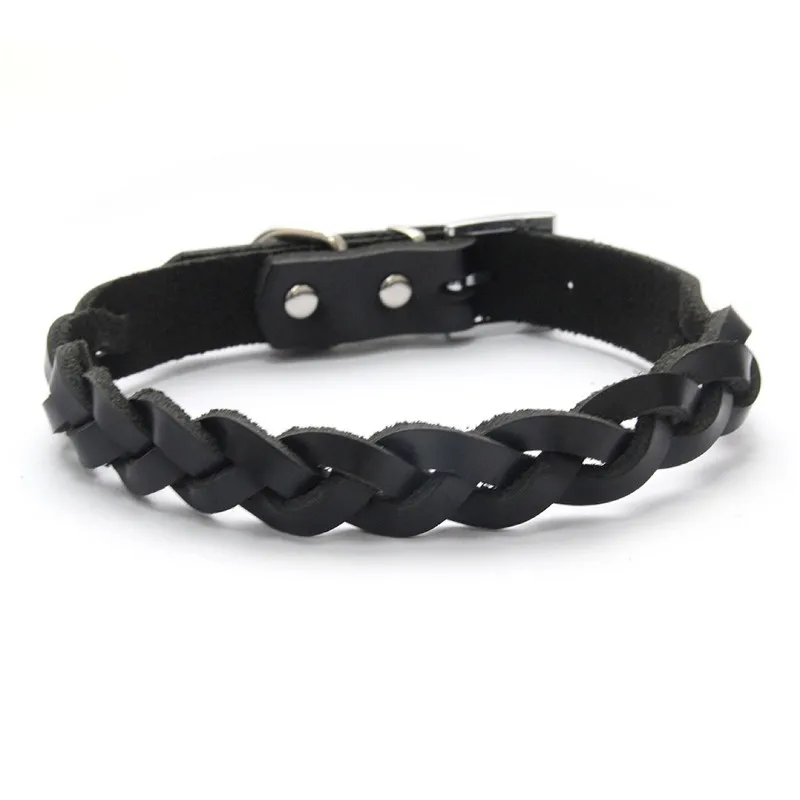 Hot Sale Pet Collar Adjustable Leather Dog Collar Artificially Woven Personality Cat Collars for Small Medium Dogs Pet Supplies
Hot Sale Pet Collar Adjustable Leather Dog Collar Artificially Woven Personality Cat Collars for Small Medium Dogs Pet Supplies