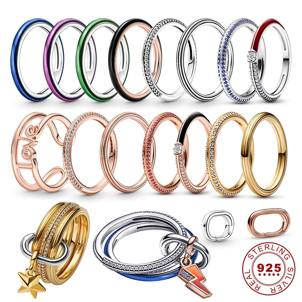 New Ring 925 Sterling Silver Me Ring Jewelry Fit Original Ring Wedding Engagement Diy Me Charm Jewelry Silver Fashion Women Gift
New Ring 925 Sterling Silver Me Ring Jewelry Fit Original Ring Wedding Engagement Diy Me Charm Jewelry Silver Fashion Women Gift