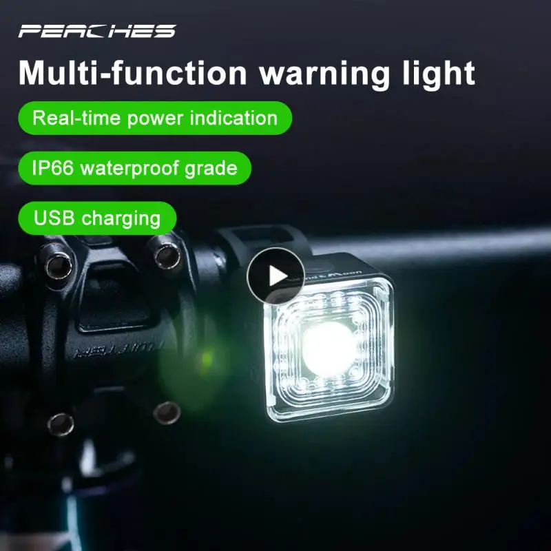 New Intelligent Brake Tail Light USB Charge Waterproof Riding Light Bicycle High Lumen Front And Rear Lights Bicycle Headlight
New Intelligent Brake Tail Light USB Charge Waterproof Riding Light Bicycle High Lumen Front And Rear Lights Bicycle Headlight