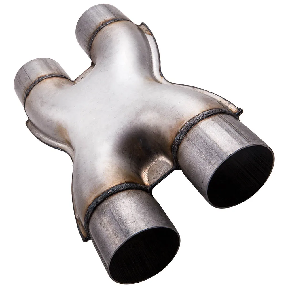 MAXPEEDINGRODS 2.5" X-pipe Universal X Pipe Aluminized Crossover Dual Exhaust Stainless Steel
MAXPEEDINGRODS 2.5" X-pipe Universal X Pipe Aluminized Crossover Dual Exhaust Stainless Steel