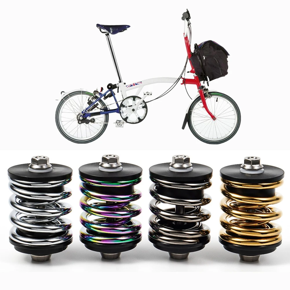 Folding Bike Shock Absorber For Brompton Bike Rear Shock Spring 3Sixty Spring Suspension Metal Folding Bike Shocks Absorber
Folding Bike Shock Absorber For Brompton Bike Rear Shock Spring 3Sixty Spring Suspension Metal Folding Bike Shocks Absorber