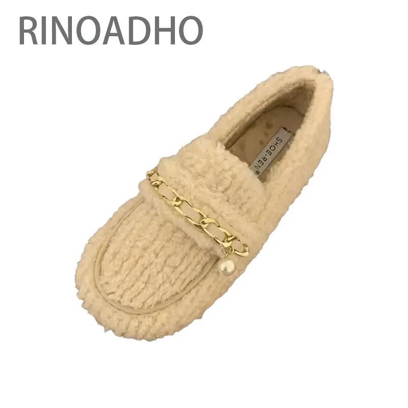 French Retro Fluffy Shoes Women's 2022 Autumn and Winter New Lamb Wool Velvet Warm Cotton Shoes Outer Wear Flat Peas Shoes
French Retro Fluffy Shoes Women's 2022 Autumn and Winter New Lamb Wool Velvet Warm Cotton Shoes Outer Wear Flat Peas Shoes